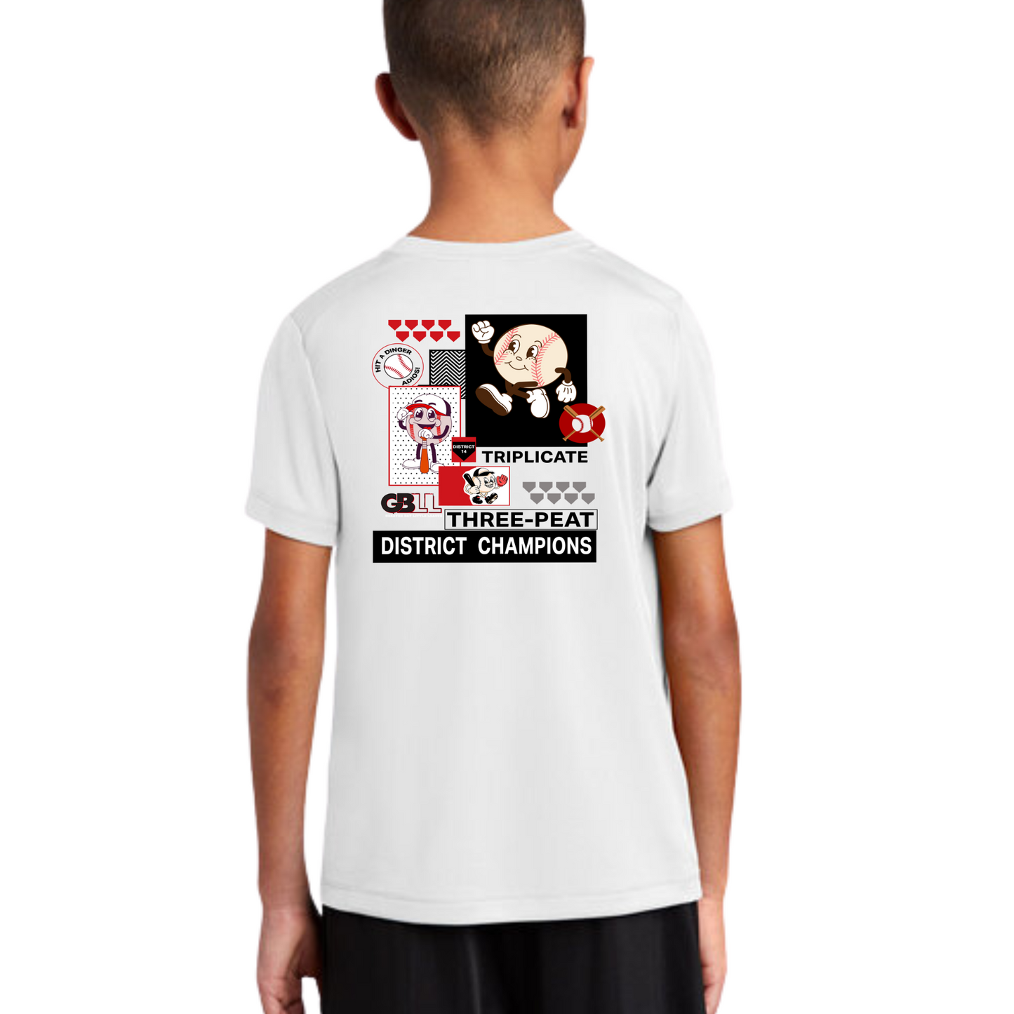 GBLL Youth 3-Peat Tees