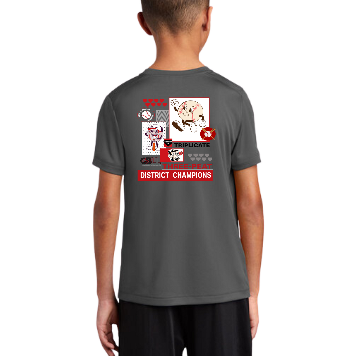 GBLL Youth 3-Peat Tees