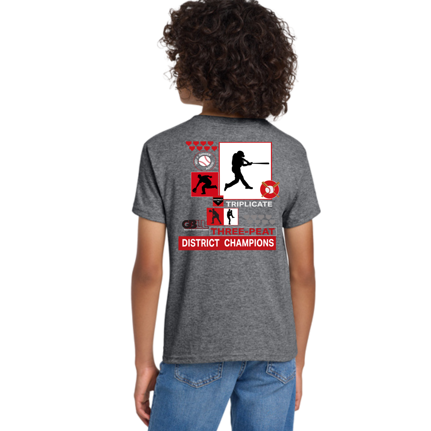 GBLL Youth 3-Peat Tees