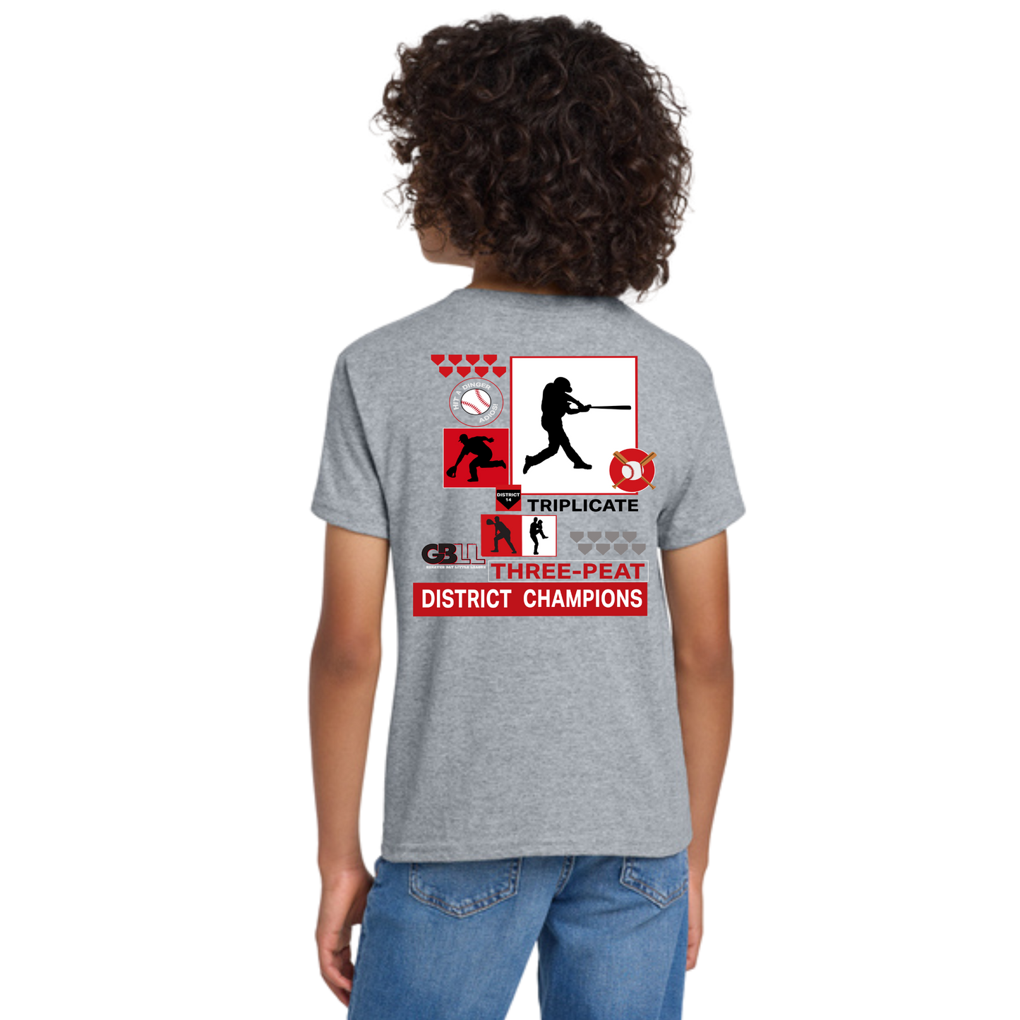 GBLL Youth 3-Peat Tees
