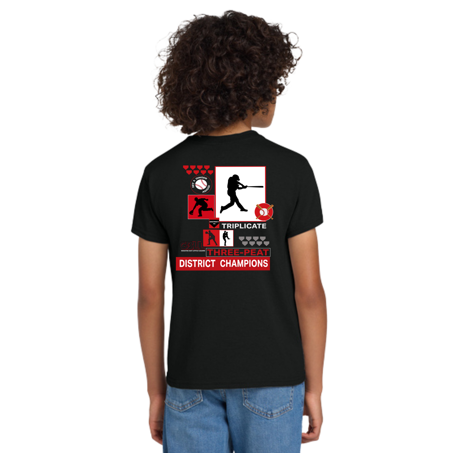 GBLL Youth 3-Peat Tees