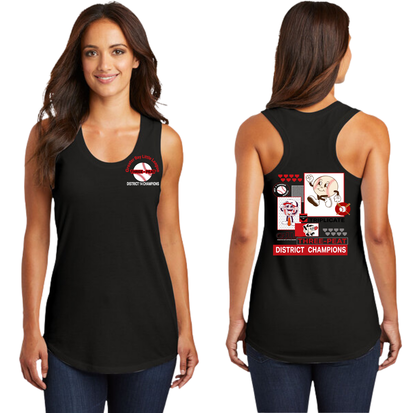 GBLL Dist 14 11u Women's Tank Tops