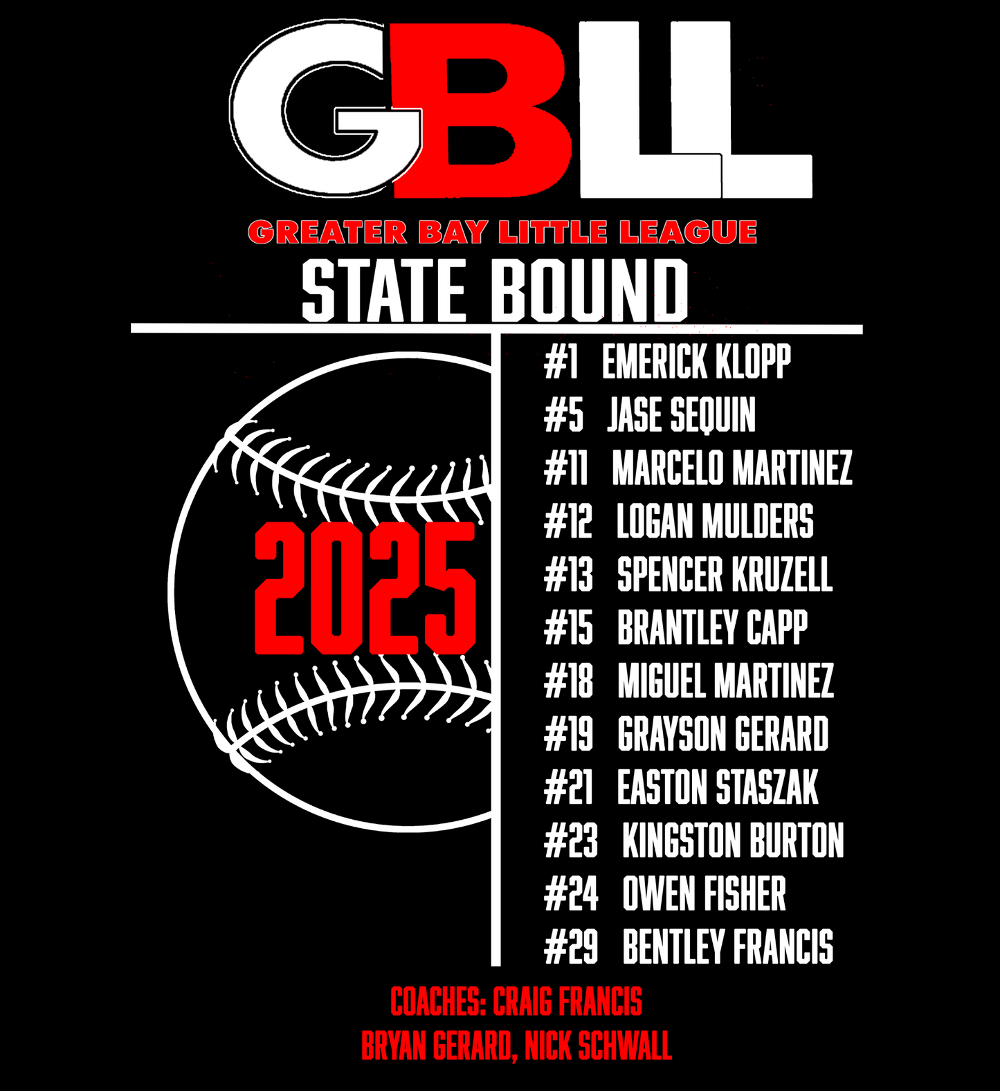 GBLL ADULT All Star Hoodies