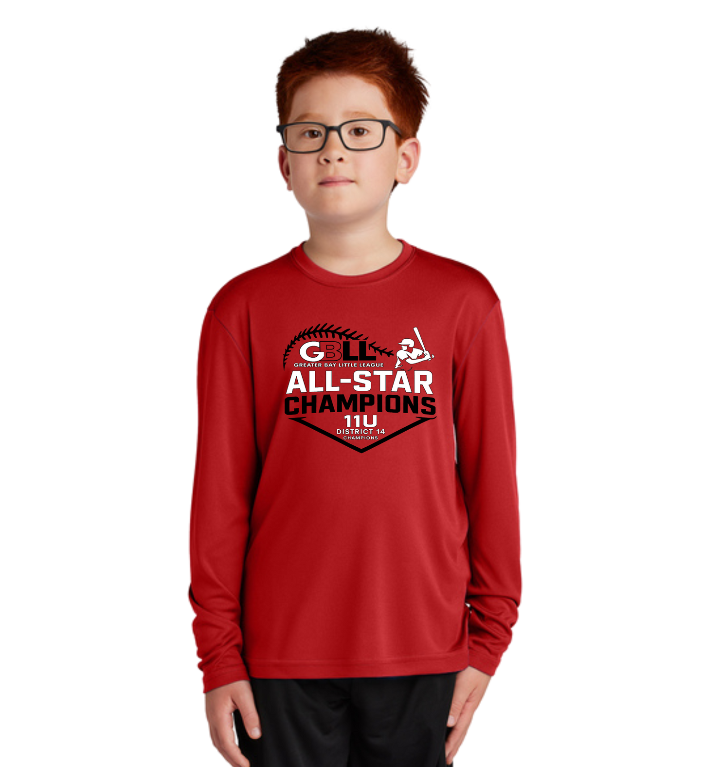 GBLL YOUTH 11u District 14 Champs Long Sleeve