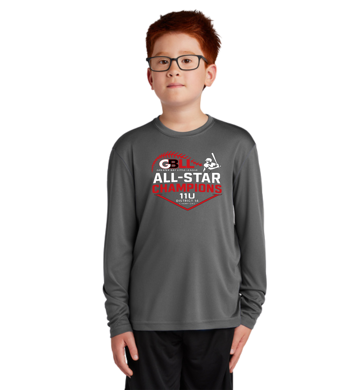 GBLL YOUTH 11u District 14 Champs Long Sleeve