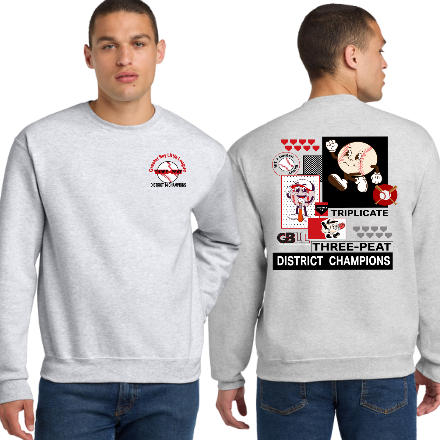 GBLL ADULT 3-Peat Crewneck Sweatshirt