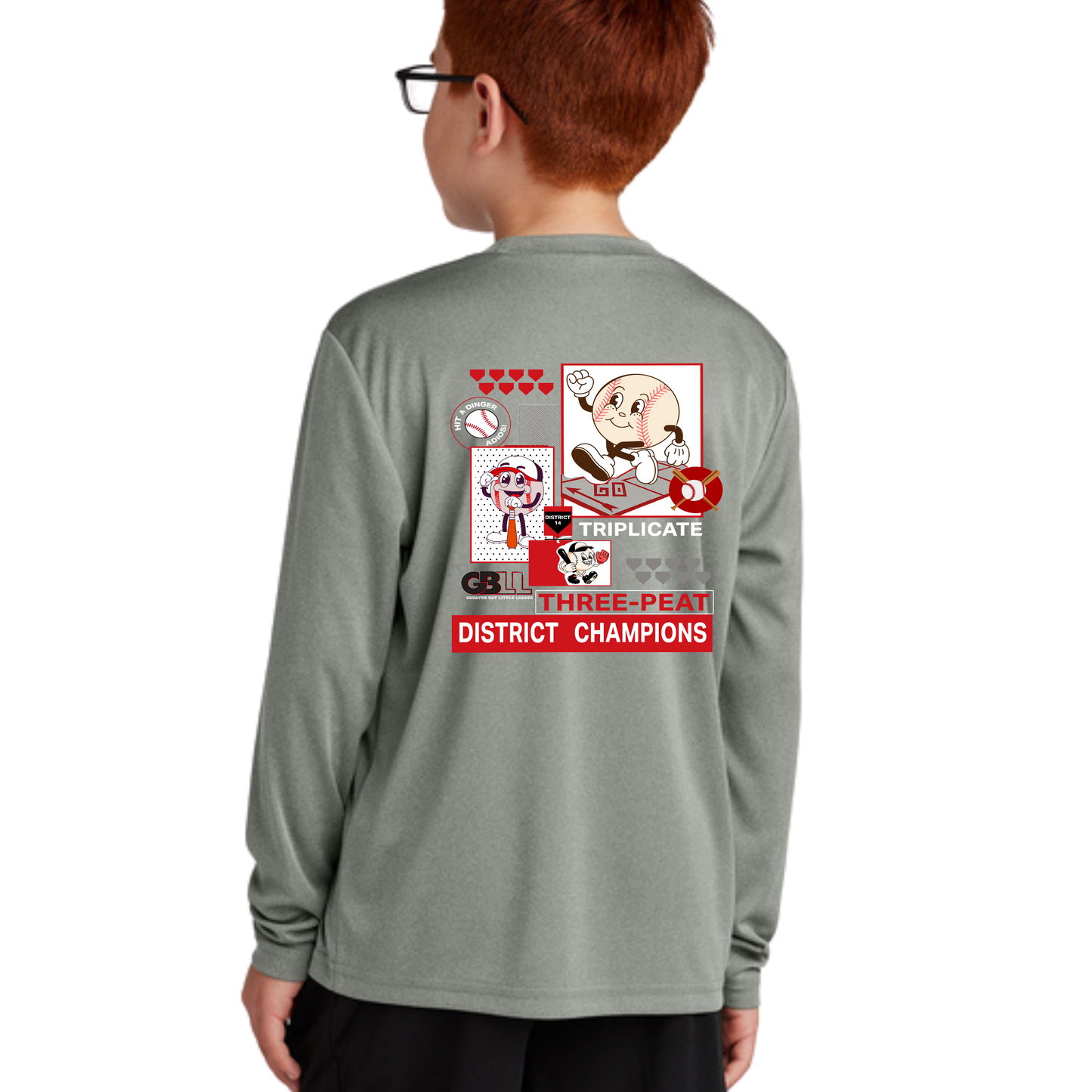 GBLL Youth 3-Peat Long Sleeve