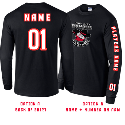 Bandits Baseball Long Sleeve Tees