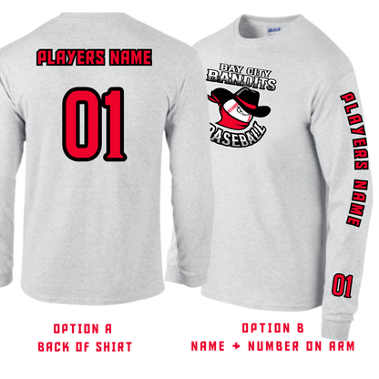 Bandits Baseball Long Sleeve Tees