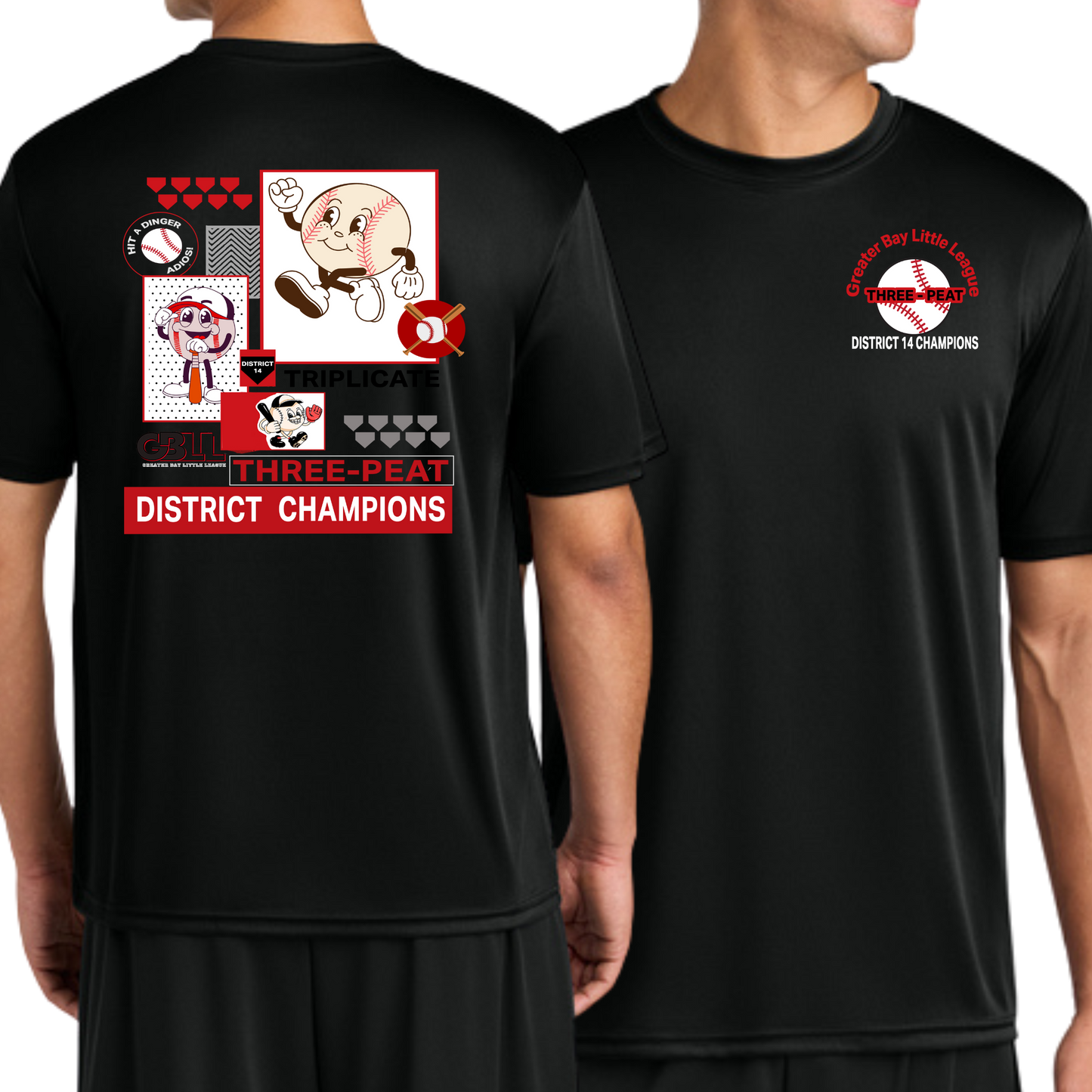 GBLL ADULT 3-Peat Tees