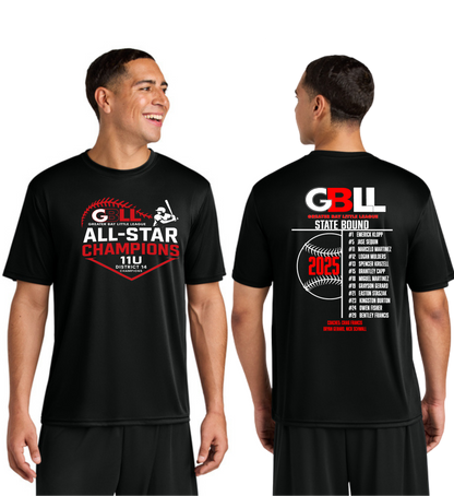 GBLL District 14 11u ADULT DriFit & Cotton T's