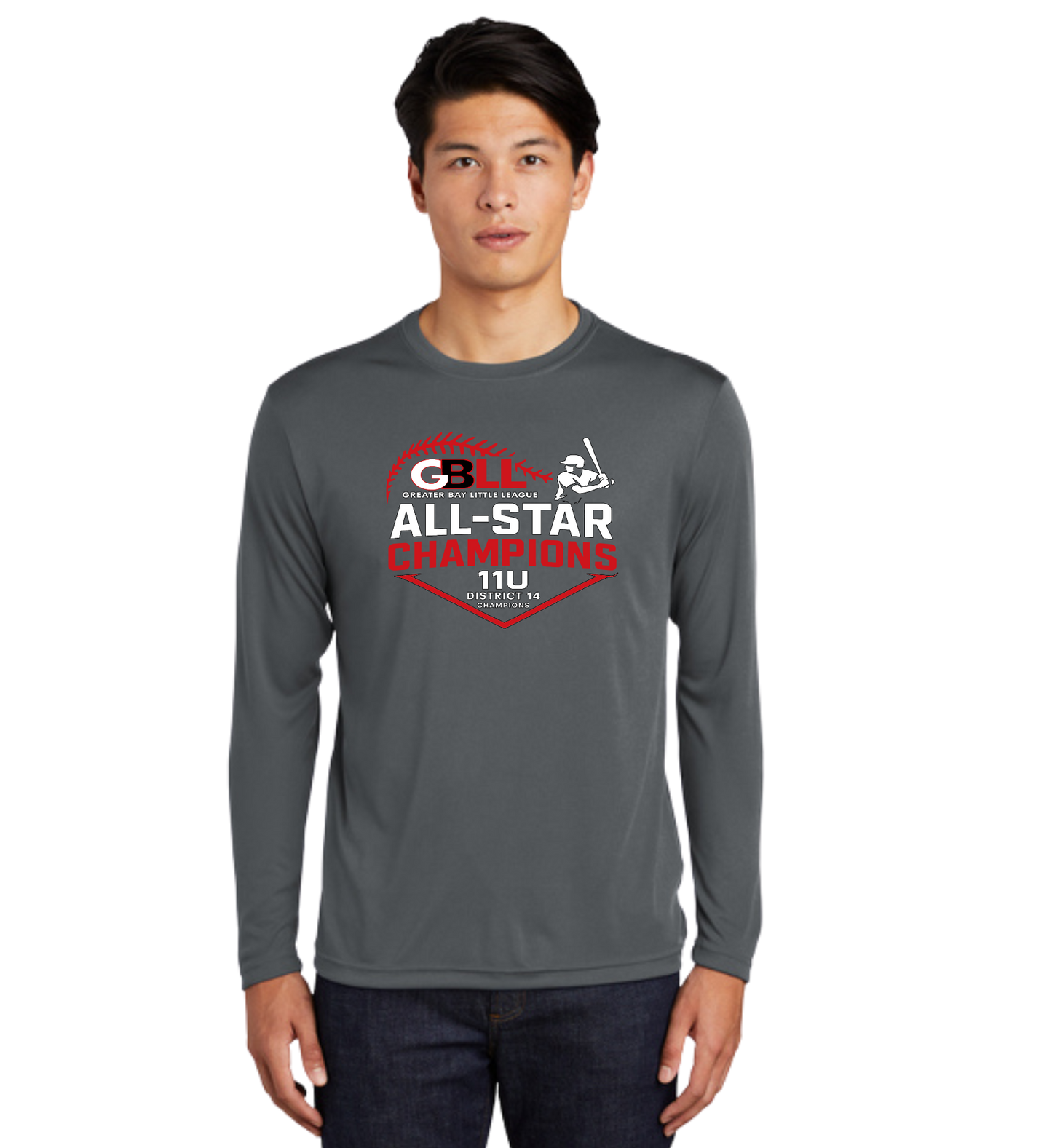 GBLL District 14 11u ADULT DriFit & Cotton Long Sleeve T's