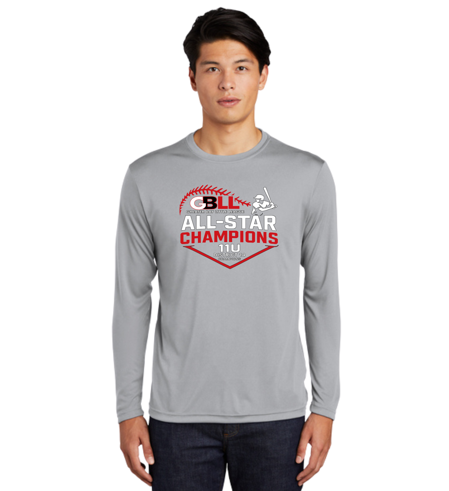 GBLL District 14 11u ADULT DriFit & Cotton Long Sleeve T's