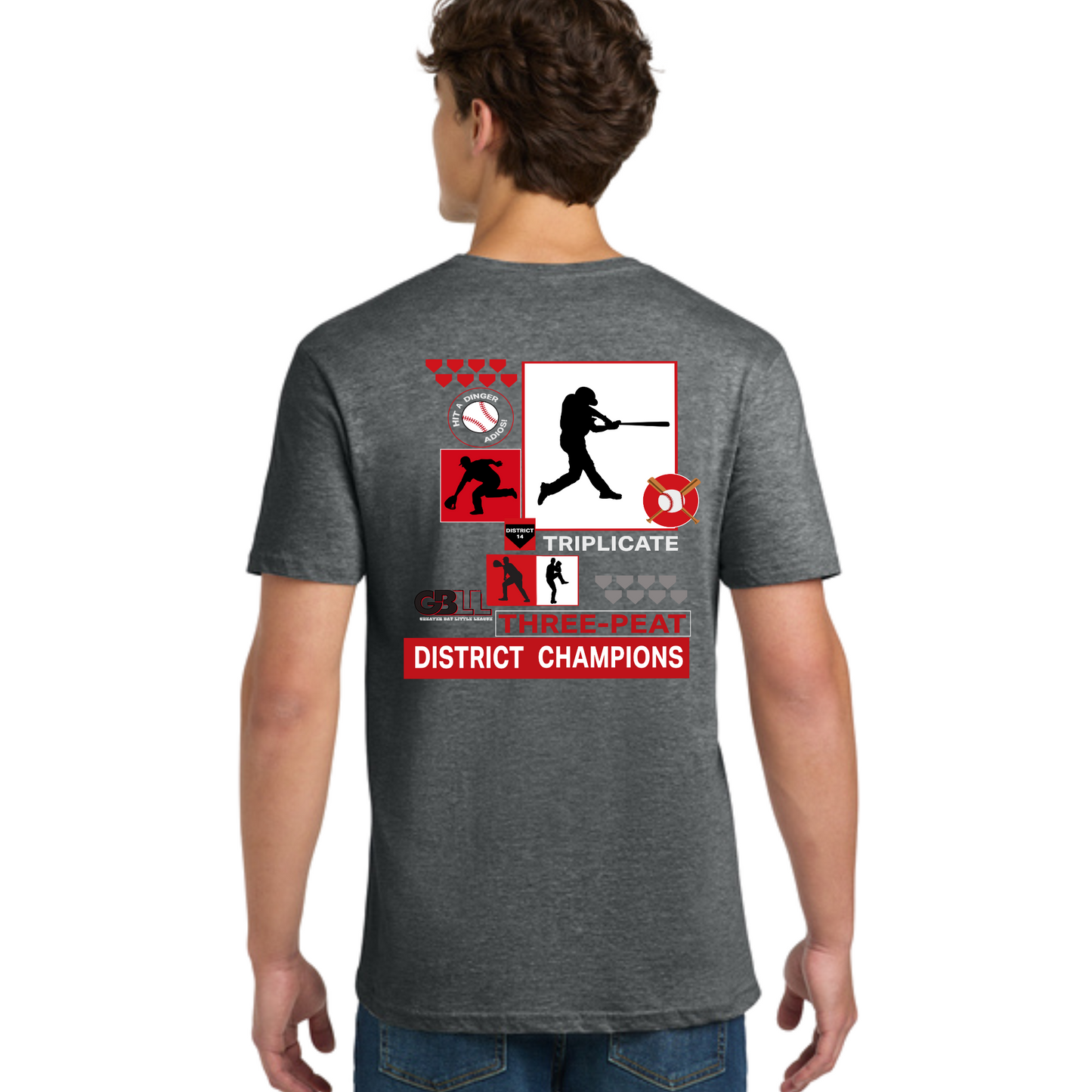 GBLL ADULT 3-Peat Tees