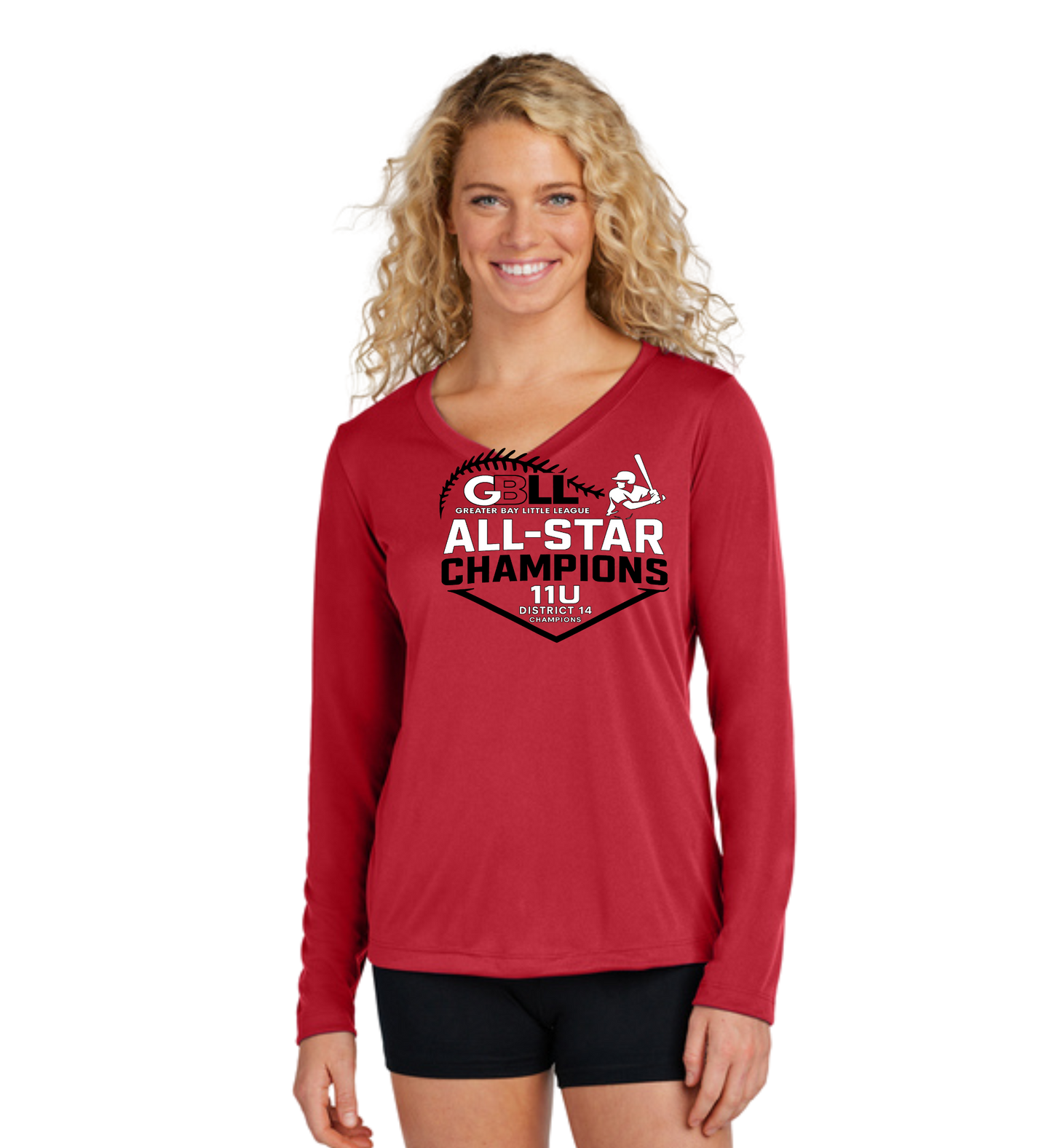 GBLL District 14 11u ADULT DriFit & Cotton Long Sleeve T's