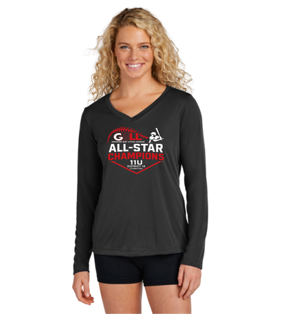 GBLL District 14 11u ADULT DriFit & Cotton Long Sleeve T's