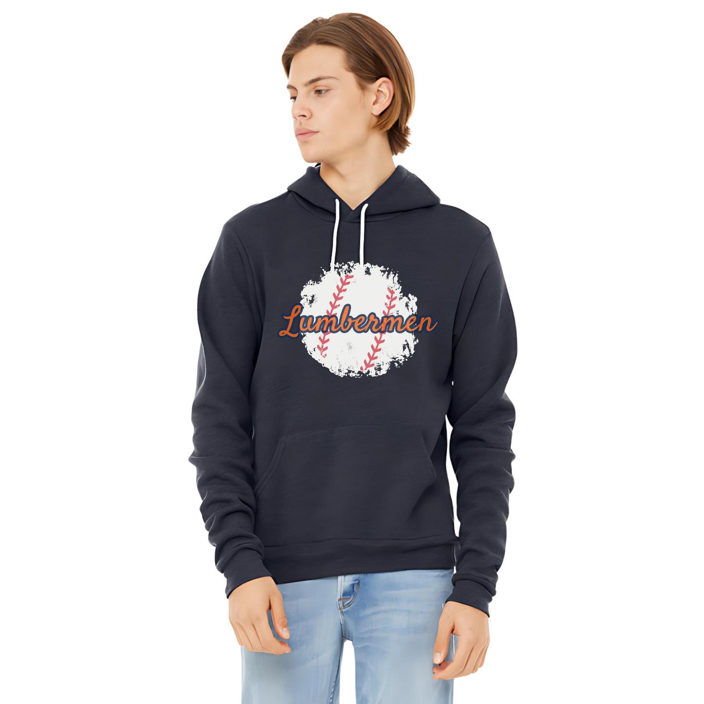 Lumbermen Distressed Baseball Hoodie