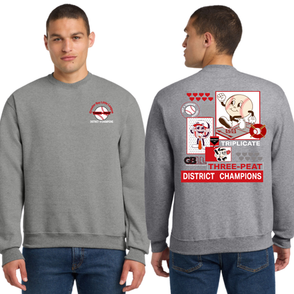 GBLL ADULT 3-Peat Crewneck Sweatshirt