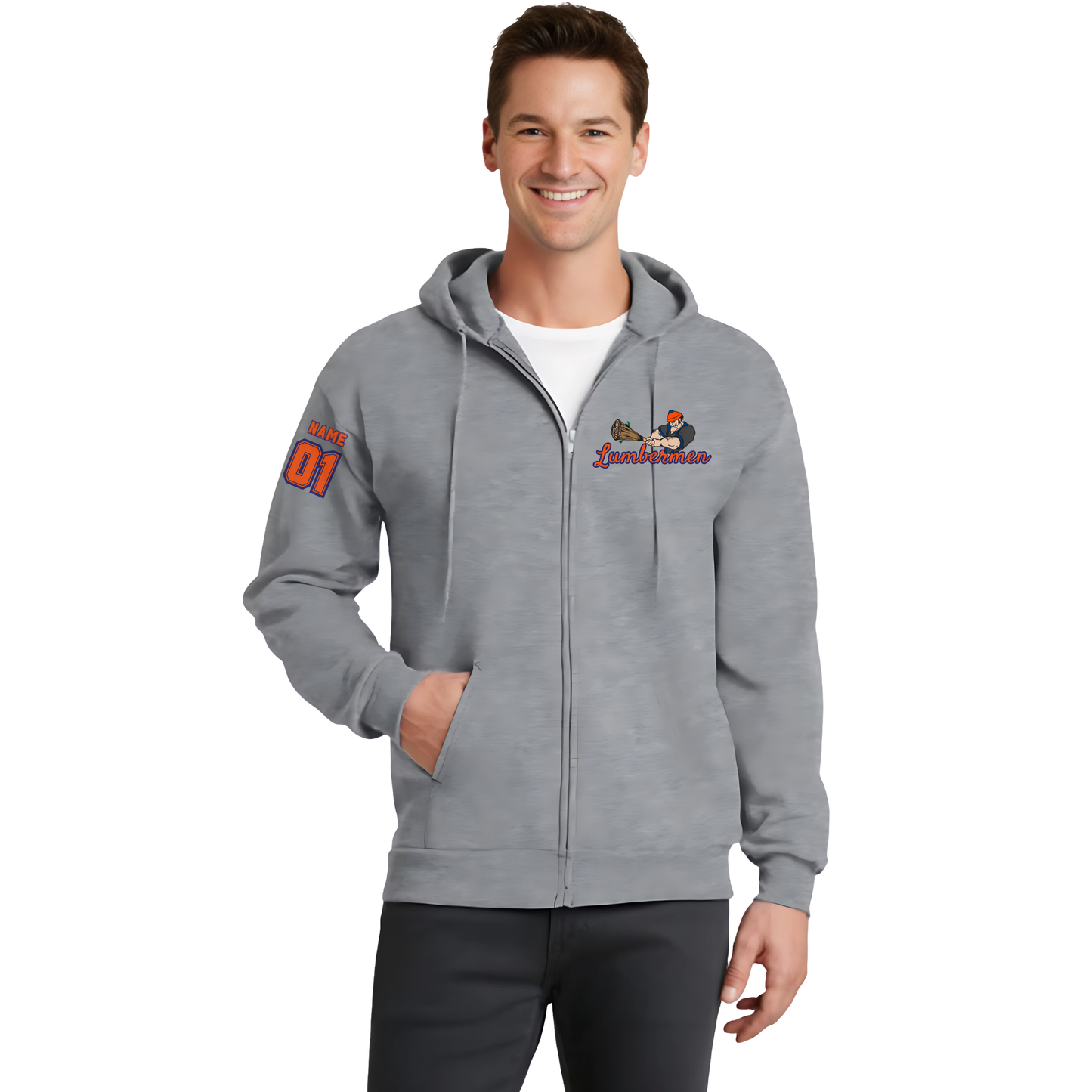 Men’s /Unisex Full Zip Lumbermen Collage