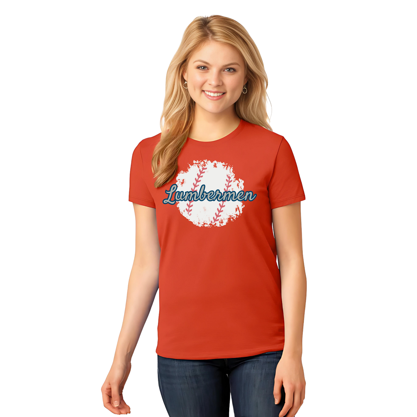 Ladies Lumbermen Vintage Ball Tee